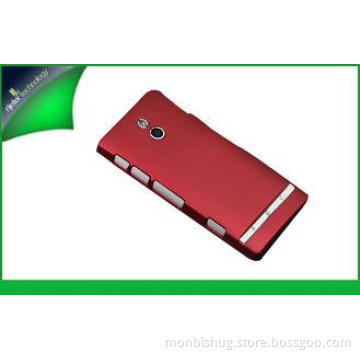 Metallic Oil Coated PC Sony Cell Phone Cases Xperia P LT22i